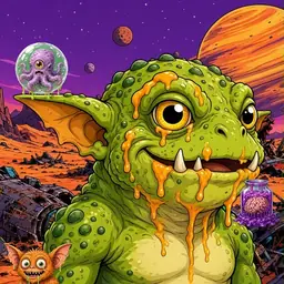 Oozlings #6093, Toad Goblin · Ship Junkyard