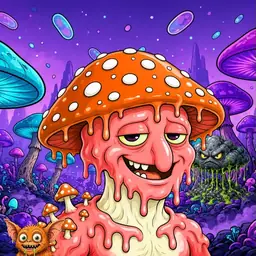 Oozlings #6110, Mutated Mushroom Head · Fungus Forest