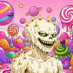 Oozlings #6113, Candle Wax · Candy Planet
