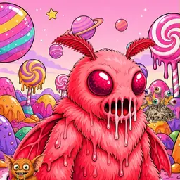 Oozlings #6115, Mutated Mutant Moth · Candy Planet