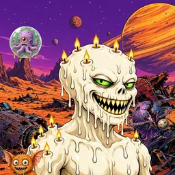 Oozlings #6145, Candle Wax · Ship Junkyard