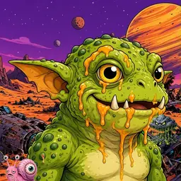 Oozlings #6159, Toad Goblin · Ship Junkyard