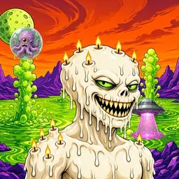 Oozlings #6186, Candle Wax · Acid Lake