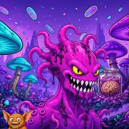 Oozlings #6213, Squid · Fungus Forest