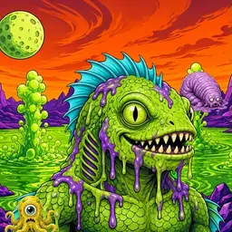 Oozlings #6222, Swamp Fish · Acid Lake