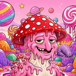 Oozlings #6229, Mushroom Head · Candy Planet