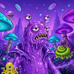 Oozlings #623, Slug · Fungus Forest