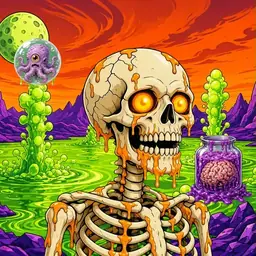 Oozlings #6231, Skull · Acid Lake