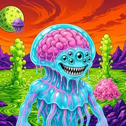 Oozlings #6246, Jellyfish Brain · Acid Lake
