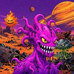 Oozlings #6257, Squid · Ship Junkyard