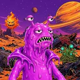 Oozlings #6268, Mutated Slug · Ship Junkyard