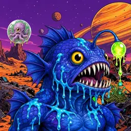 Oozlings #6279, Anglerfish · Ship Junkyard