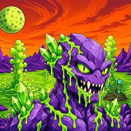 Oozlings #6295, Crystal Rock · Acid Lake