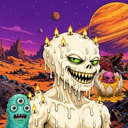 Oozlings #6300, Candle Wax · Ship Junkyard