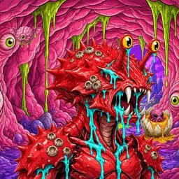 Oozlings #6307, Crab · Flesh Cave