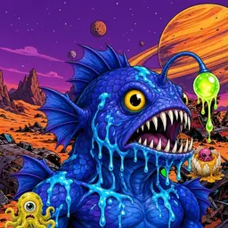 Oozlings #6309, Anglerfish · Ship Junkyard
