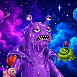 Oozlings #6310, Slug · Void Nebula