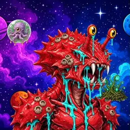 Oozlings #6329, Crab · Void Nebula