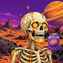 Oozlings #634, Skull · Ship Junkyard