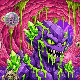 Oozlings #6359, Crystal Rock · Flesh Cave