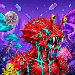 Oozlings #6377, Crab · Fungus Forest