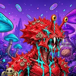 Oozlings #6386, Crab · Fungus Forest