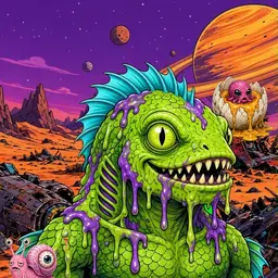 Oozlings #6392, Swamp Fish · Ship Junkyard