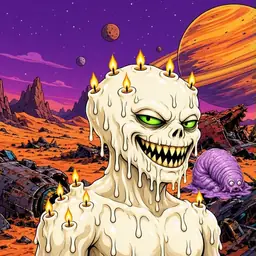 Oozlings #6417, Candle Wax · Ship Junkyard
