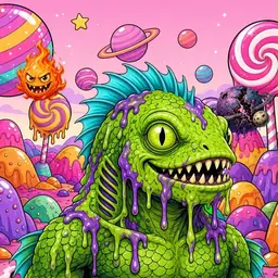 Oozlings #6422, Swamp Fish · Candy Planet