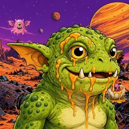 Oozlings #6436, Toad Goblin · Ship Junkyard