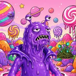 Oozlings #6440, Slug · Candy Planet