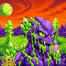 Oozlings #6441, Crystal Rock · Acid Lake