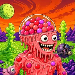Oozlings #6444, Mutated Gumball Brain · Acid Lake