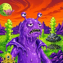 Oozlings #6451, Slug · Acid Lake