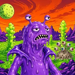Oozlings #6457, Slug · Acid Lake