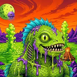 Oozlings #646, Swamp Fish · Acid Lake