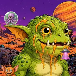 Oozlings #6462, Toad Goblin · Ship Junkyard