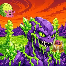 Oozlings #6468, Crystal Rock · Acid Lake