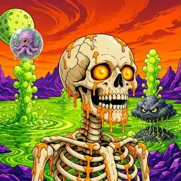 Oozlings #6485, Skull · Acid Lake