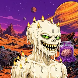 Oozlings #6488, Candle Wax · Ship Junkyard