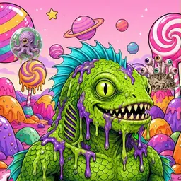 Oozlings #6490, Swamp Fish · Candy Planet
