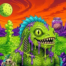 Oozlings #6528, Swamp Fish · Acid Lake