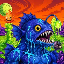 Oozlings #6565, Anglerfish · Acid Lake