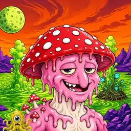 Oozlings #6587, Mushroom Head · Acid Lake