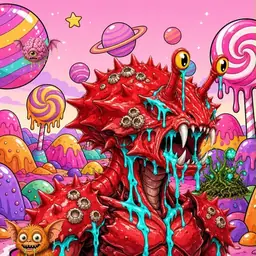 Oozlings #6593, Crab · Candy Planet