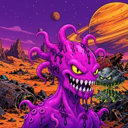 Oozlings #6604, Squid · Ship Junkyard
