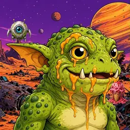 Oozlings #6608, Toad Goblin · Ship Junkyard