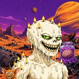 Oozlings #6612, Candle Wax · Ship Junkyard