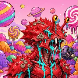 Oozlings #6620, Crab · Candy Planet
