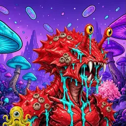 Oozlings #6624, Crab · Fungus Forest